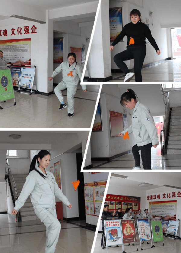 華浩軒公司舉辦女職工踢毽子比賽，慶?！叭恕眹H婦女節(jié)