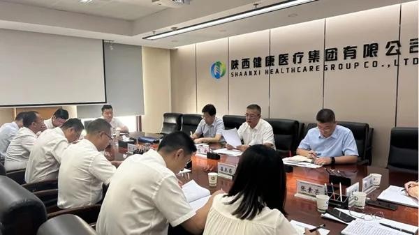 中陜核集團黨委副書記、總經(jīng)理范明一行到中陜核陜西健康集團...